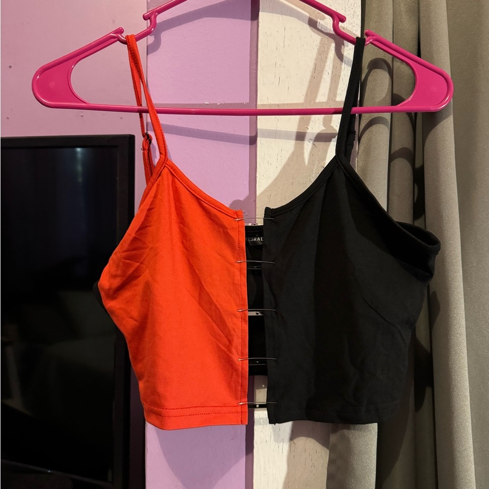 Tank top cropped shirt
